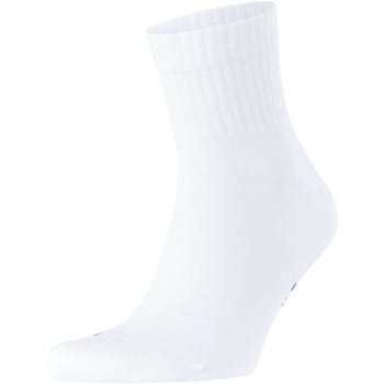 FALKE Run Rib crew eenkleurig katoen functioneel materiaal sokken unisex wit - maat 39-41