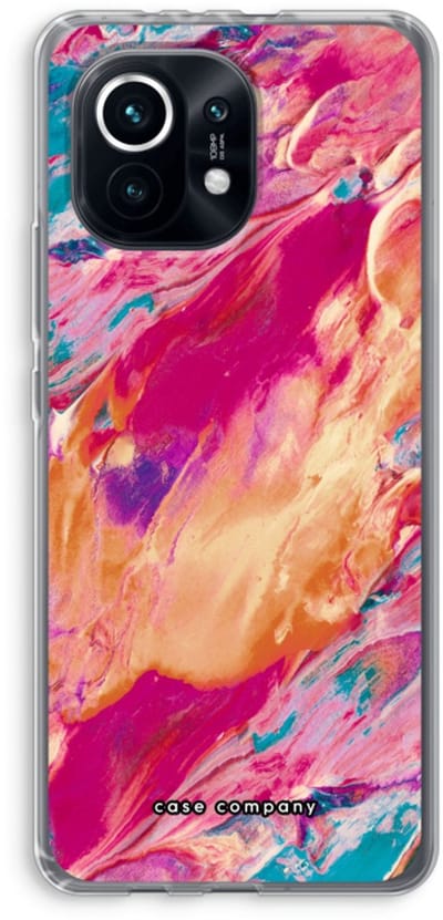 Case Company® - Hoesje geschikt voor Xiaomi Mi 11 hoesje - Pastel Echoes - Soft Cover Telefoonhoesje - Bescherming aan alle Kanten en Schermrand