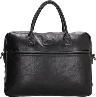 Beagles Murcia Laptoptas - 15 inch - Zakelijk - Laptop - Verstelbare Schouderband - Documenten - Ritsvakken - Zwart