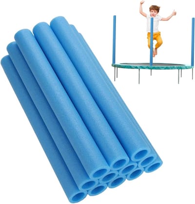 Schuimbuizen Trampoline - Beschermhoezen Veiligheidspads - Trampoline Veiligheid - Waterdicht en UV-beschermd - 40 cm - Blauw