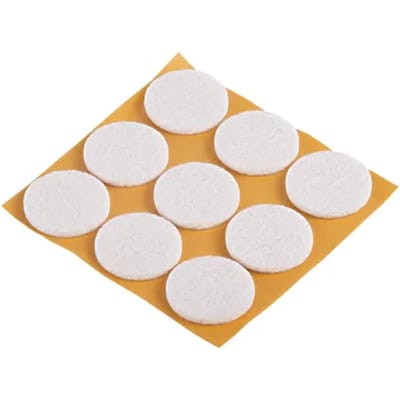 Fix-o-moll Meubelglijder - Zelfklevend - Vilt - Diam. 25mm - Rond - 27 Stuks