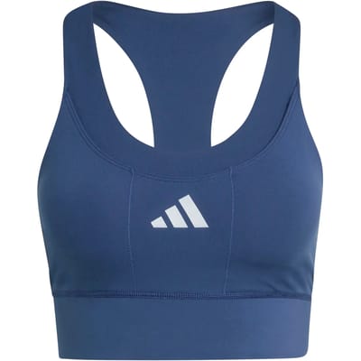 Adidas Performance Adi365 Medium Support Hardloopbeha Met Zakjes - Dames - Blauw