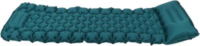 Opblaasbaar Slaapmatje - Kampeer Mat - Comfortabel Slapen - Voetpomp Ontwerp - 30 x 16 x 7 cm - Nylon