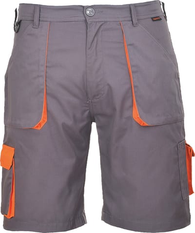 Portwest Portwest Texo Contrast Korte Broek TX14 - Grijs - XXL