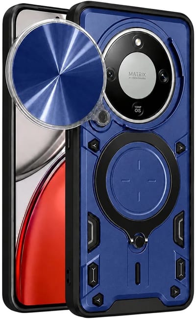 Hoesje geschikt voor HONOR Magic8 Lite - Techsuit CamGuard Pro Back Cover - Blauw