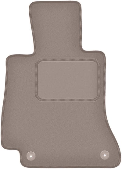 Beige bestuurdersmat voor: Mercedes E W213 sedan, stationwagen, liftback, coupé (2015-)