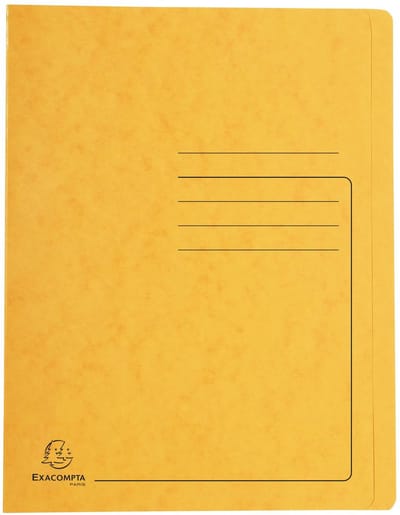 Exacompta 25x Snelhechtmap in glanskarton 355g - A4 - Geassorteerd - 39990E