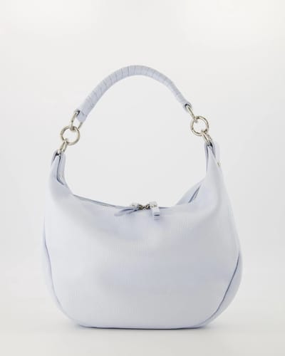 TAS - licht bauw- crossbody- leer - hardware zilver