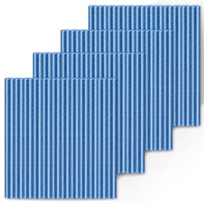 Glitter Lijm Sticks 11mm - 48 Stuks Hot Glue Sticks voor Cadeaudecoratie - Glitter Blauwe Lijmsticks voor DIY en Feestjes