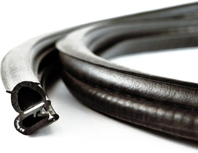 KSD2055 Afdichtingsprofiel, deurrubber voor kofferbakafdichting, klembereik 1,5-3,5 mm, zwart, 5 m