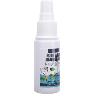 3 Pièces Spray Désodorisant Chaussures Fraîcheur Longue Durée Éliminateur d'Odeurs Extrait Citron Menthe Odeur de Baskets