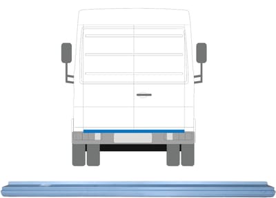 Achterste reparatiepaneel voor Mercedes Vario 1996-