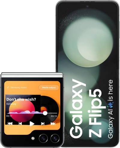Smartphone reconditionné Samsung Galaxy Z Flip5 5G 8 Go de RAM / 256 Go SIM+eSIM 8+256GB vert