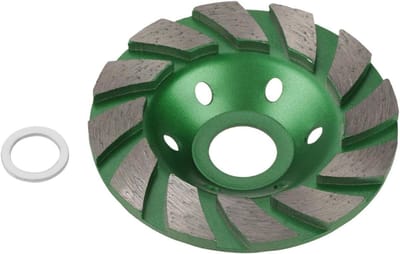 Dailygoods- Diamantslijpschijf 4 Inch - Slijpschijf voor Steenbeton - Slijpschijf voor Keramisch - Diamantsegmenten - Schijf voor Polijsten