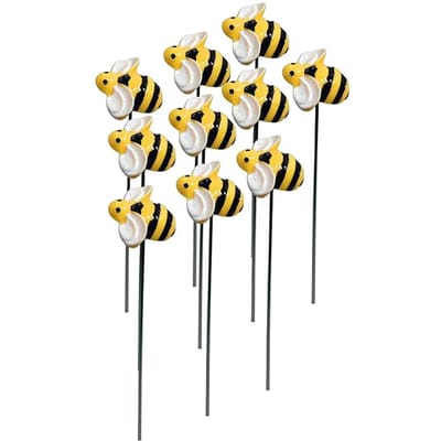 10 stuks Tuinstekers Decoratie Bij Tuin Pot Paal Gazon Pad Ornament Waterdicht Bloempot Binnen Buiten Landschap Miniaturen