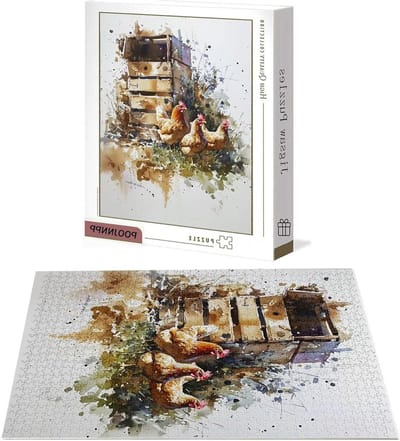 Houten Puzzel - Legpuzzel Volwassenen - Ontspanning en Plezier - 4000 Stukjes - 141x87 cm - Meerkleurig