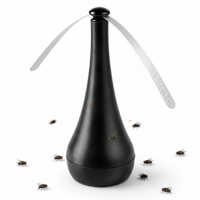 Cheqo® Vliegenverjager voor op Tafel - Vliegenverjager Tafel - Fly Fan - Vliegen Ventilator - Vliegenventilator - Vliegen Waaier - Vliegenverjager - Insectenverjager voor op Tafel - Insectenverjager Tafel