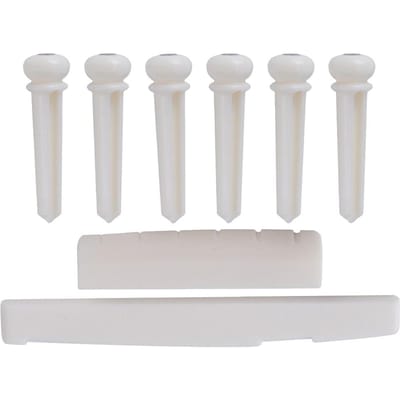 Gitaar Topkam Brug Zadel Vervanging Professionele Onderdelen Brugpinnen Muziekinstrumenten Accessoires white