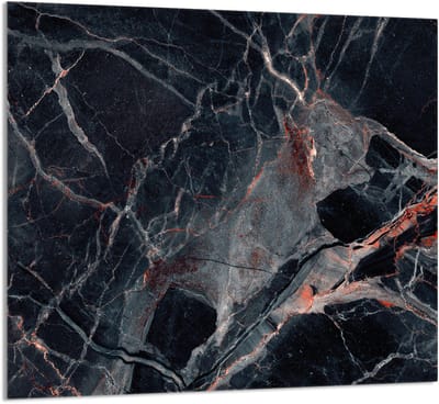 TMK ArtDeko Serie - Glazen Keukenpaneel - 65x60cm - Marmereffect