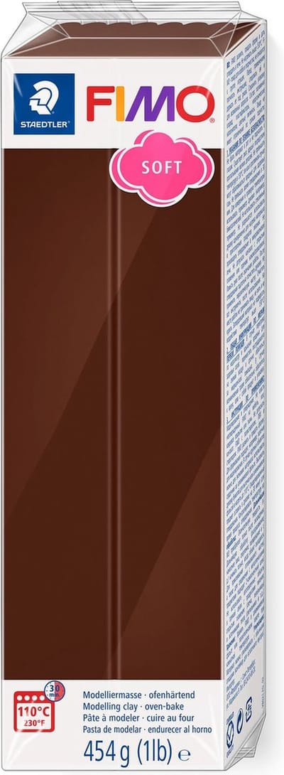Staedtler Mod. clay FIMO soft 454g chocolate