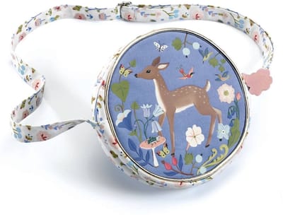 Djeco kleine tas Fawn - elegante kindertas katoen cadeau.