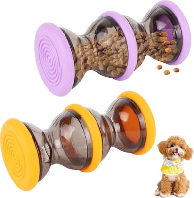 2 stuks hondenspeelgoed voor intelligentie, interactief hondenspeelgoed, slow feeder voor honden ter verbetering van de spijsvertering, hondenaccessoires voor kleine en middelgrote honden