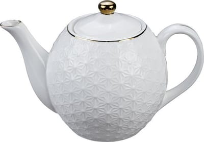 Tokyo Design Studio - Theepot wit/goud - Nippon White 'Stripes' - 1300ml