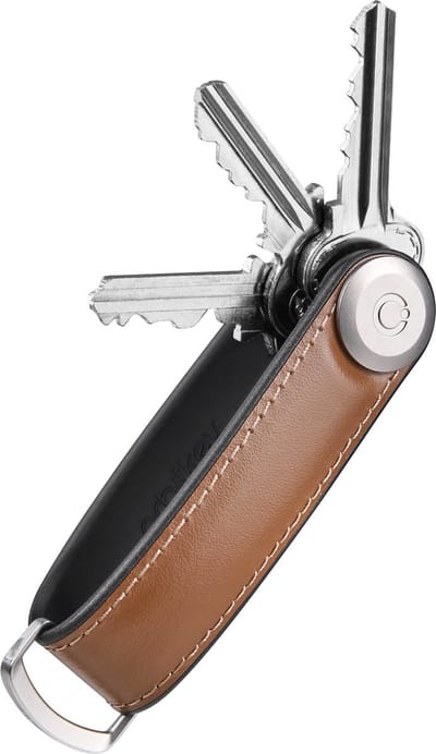 Orbitkey Hybrid Leather sleutelhanger acorn