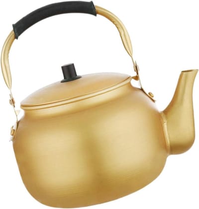 Kookplaat Ketel - Theepot Waterkoker - Water Koken - Luid Fluit Signaal - 6 Liter - Zilverkleurig