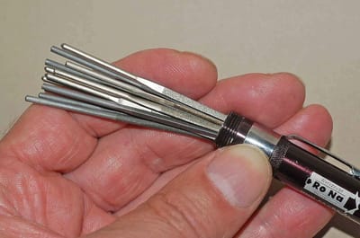 Minivijlset - Fijne Vijlen - Gedetailleerd Bewerken - 13 Delig Inclusief Diamant - 17cm Totaal