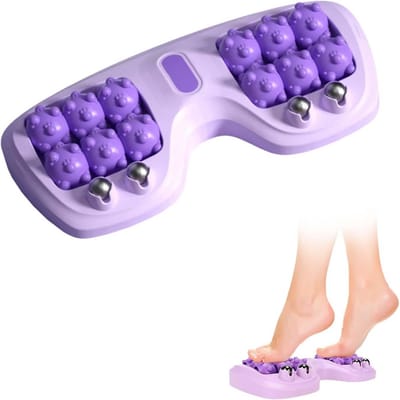 Paarse Voetmassageroller voor Diepe Weefselmassage en Pijnverlichting