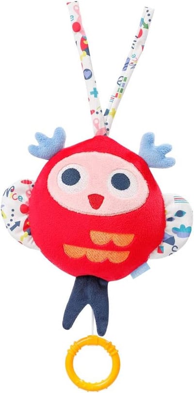 Muziekdoos Uil Knuffel met Slaapmelodie - Kalmerend Speelgoed voor Baby & Peuter (0+ maanden)