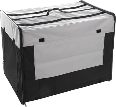 Flamingo bench Smart top plus nylon - zwart/grijs - 79 x 56 x 61 cm