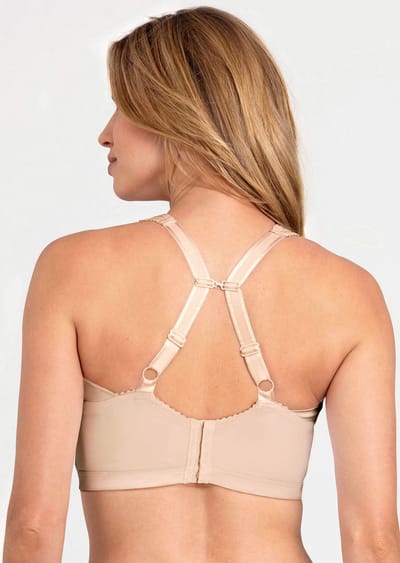 Shirtbeha zonder beugels, met 2 verschillende draagvarianten - beige - Gr. 80 B van Goldner Fashion