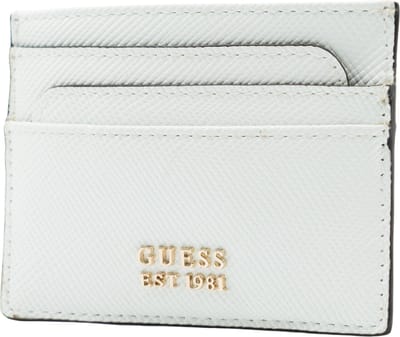Guess Laurel SLG Card Holder Dames Portemonnee - Wit - One Size