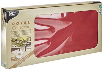 20 Tissue Dekens in Bordeaux - 80 cm x 80 cm - Duurzaam en FSC-gecertificeerd