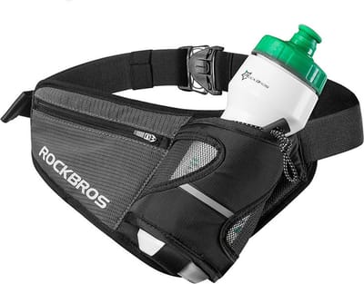 Running belt - Met Bidonhouder- Drinkgordel drinkfles - Hardloopriem - Heuptasje - Fietsen - Wandelen - Outdoor Sport