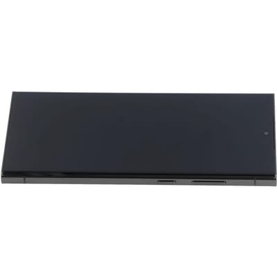 Écran tactile de remplacement avec châssis pour S23 Ultra (version UE) S918B black