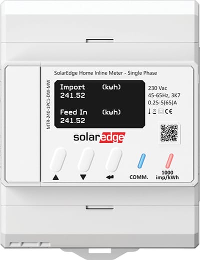Solardge 1 fase inline energy meter MTR-240-1PC1-DW-MW