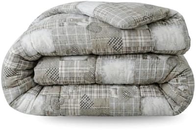 Zelesta Comfort Design Patchwork Hearts 240x200cm - Dekbed zonder overtrek - 30 dagen proefslapen - Wasbaar hoesloos dekbed - Bedrukt dekbed - Dekbed met print - All Year Winterdekbed & Zomerdekbed