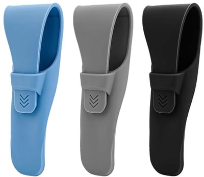 Dailygoods- Opbergzakken Reisvriendelijk - Siliconen - Waterdicht - 3-Pack - 25cm Volledige Lengte - Veilige Sluiting - Toilettas