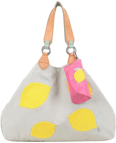 Fritzi aus Preußen schoudertas Izzy Medium Limited Squeezy Lemon Shoulder Bag Squeezy Lemon beige