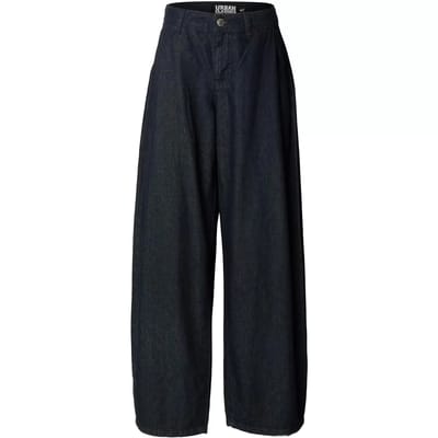 Urban Classics - Light Denim Barrel Wijde broek - Taille, 30 inch - Blauw