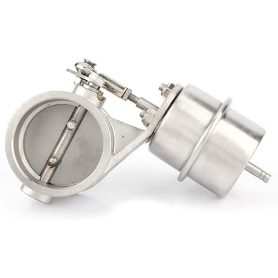 Auto Uitlaatregelklep Boost Vacuüm Geactiveerd Uitlaat Afsluiting Dump 2 inch Gesloten Stijl white