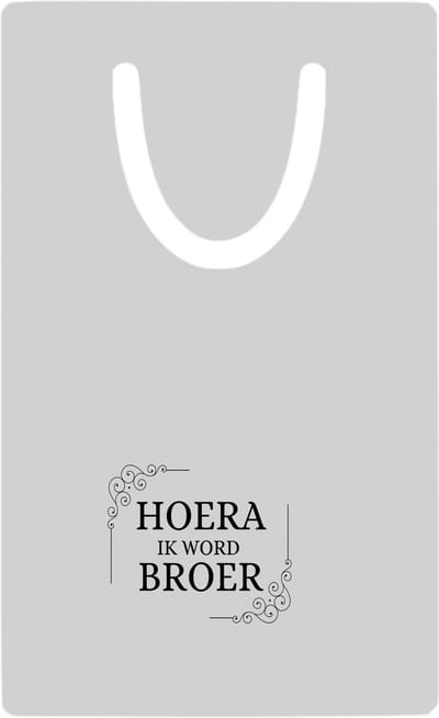 Hacebo® - hoera ik word broer metalen boekenlegger - Broer - iemand die broer wordt - broer cadeautjes - cadeau - kado - geschenk Bladwijzer boekenleggers - 7.6 cm x 5cm