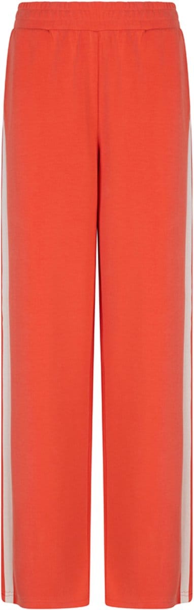 EsQualo Broek Trouser Wide Stripe Modal Sp26 05006 479 Chili Red Dames Maat - S