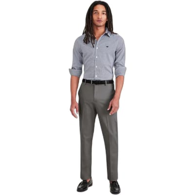 Dockers Signature Stain Defender Slim Broek Grijs 32 / 32 Man