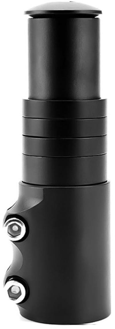 EXCITAT Stuurverhoger - Fietsstuurverhoger - Stuurpenverhoger - Verhoogt de hoogte met 7 mm - Geschikt voor sturen met een diameter van 28,6 mm - Zwart