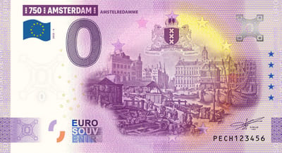 0 Euro biljet Nederland 2025 - Amsterdam IV Amstelredamme