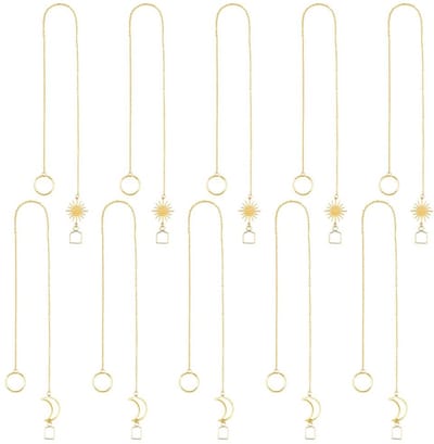 Dailygoods - Set van 10 Suncatchers Kettingen voor Vensterdecoratie